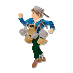 Saucepan Man Brooch - Magic Faraway Tree 2026