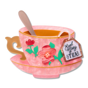 Fancy a Cuppa Brooch - Erstwilder - 15th Birthday Fan Favourites