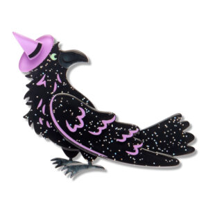 Flirt and Flutter Brooch - Midnight Mischief - Sept 26