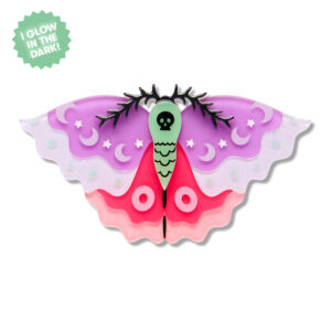 Flutter By Night Brooch - Midnight Mischief - Sept 26