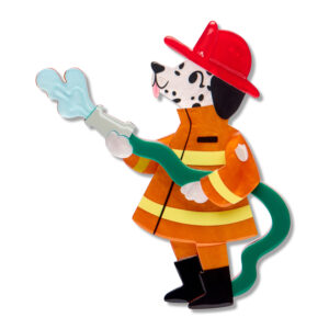 Fire Chief Spot Brooch - Wild at Work -Sept 26