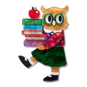 Professor Hootsworth Brooch - Wild at Work -Sept 26